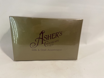 New-GOLD One Pound Asher\'s Chocolate Assortment